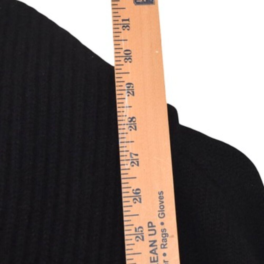 Vince Black Open Front Cardigan Small Wool Yak Blend Cozy Minimalist Luxury Knit - Picture 7 of 8